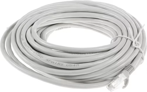 Патч-корд Premier PP6U-10M 10000Гбит/ с UTP 4 пары cat6 CCA molded 10м серый RJ-45 (m)-RJ-45 (m)