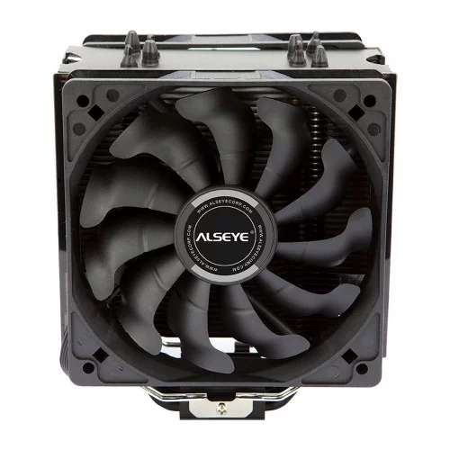 Вентилятор ALSEYE S120D-B Universal, TDP 135W, 2x120FAN, 4 heat pipe, PWM, RTL{20} (874258) (AS.01.07.0019) фото 2