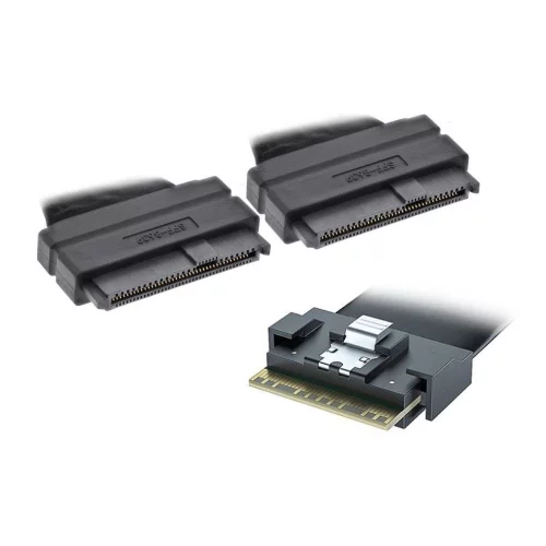 Кабель Supermicro CBL-SAST-1231LP-85 SlimlineLP x8 (STR) to 2x SFF 8639,2x4,PH4.2,35/ 35/ 30/ 3