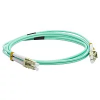 Патч-корд Lanmaster LAN-2LC-2LC/ OM3-1.0 2x50/ 125 OM3 LC дуплекс-LC дуплекс 1м LSZH голубой (LAN-2LC-2LC/OM3-1.0)