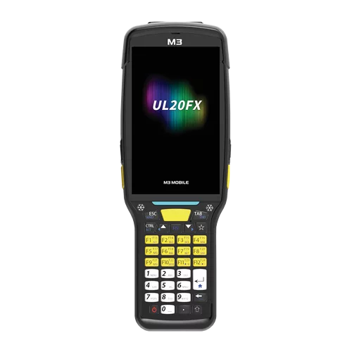 Android 10, GMS, FHD, 802.11 a/ b/ g/ n/ ac, SE5850 ER Long Range Imager Scanner, Rear Camera, BT, NFC(HF), 4G/ 64G, 28 Numeric Keypad, Standard Battery for low temperature is included and Bullet Proof Fil (U20F4C-QICFRS-HF)