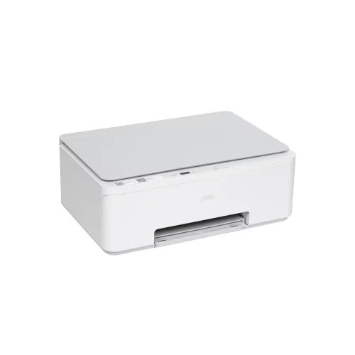 МФУ струйное Deli D511W-EA1, A4, цветная печать, 5 стр/мин, 4800x1200 dpi, USB/WiFi/Bluetooth/СНПЧ, белый корпус (D511W-EA1)