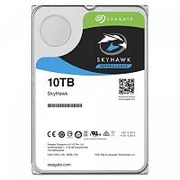 Жесткий диск/ HDD Seagate SATA3 10Tb 3.5""SkyHawk 7200 256Mb 1 year warranty (ST10000VE0008)