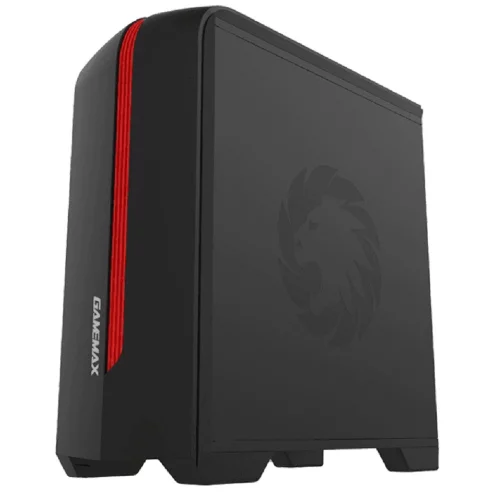 GameMax Корпус Centauri Black Red без БП (ATX,Черн.-кр,USB3.0, Зак.стекло, 1*120мм. RGB, пыл.фильтр) фото 2
