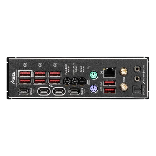 Материнская плата MSI MEG Z890 UNIFY-X Z890, LGA1851, 2*DDR5, 3*PCIEx16, 1*PCIEx1, 6*M.2, 2*TypeC, 8*USB3.2Gen2, 4*USB3.2Gen1, 8*USB2.0, 6*SATA3.0, 5G, 2*Type-C(DP), ATX, RTL фото 5