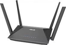 ASUS RT-AX52/ / 802.11 a/ b/ g/ n/ ac/ ax, 1201+574 Mbps, 2,4 + 5 gGz, 4 antennas; 90IG08T0-MO3H00