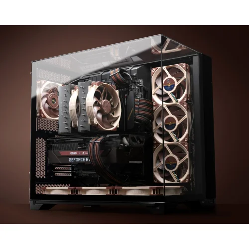 Кулер для процессора/ CPU Cooler Noctua NH-D15 G2 HBC (228W, 4-pin PWM, 168mm, Al/Cu, 8x6mm, 2x140mm, 91.5CFM, 24.8dBA, 1500RPM, S: 1851/1700/1200/115X, AM5/AM4, Beige/Brown) фото 7