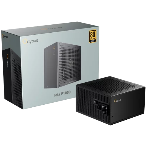 Блок питания 1000W Ocypus Iota P1000 (ATX, 80+ Gold, APFC, 20+4 pin, 120mm fan, PCI-E 6+2Px3, 8xSATA) (Iota-P1000-G1FFBK024X-EU)