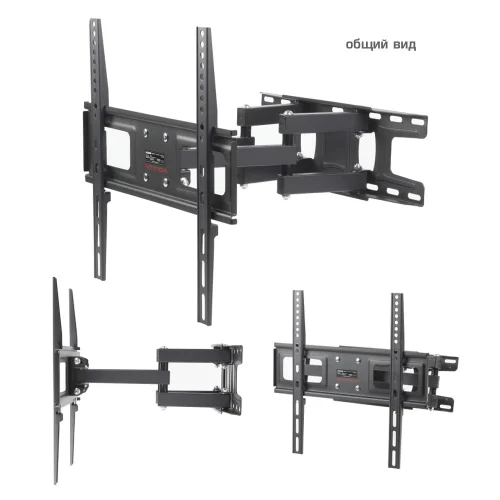 Кронштейн для ТВ ARM MEDIA LCD-417 черный (max VESA 400x400 мм., настенный, наклонно-поворотный, max 35 кг) (10238) фото 5