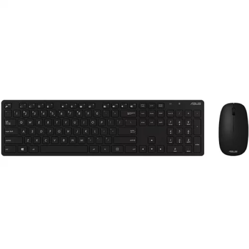 Клавиатура и мышь Asus W5000 Wireless, USB, Black (90XB0430-BKM1C0)