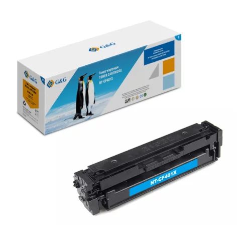 Тонер-картридж G&G NT-CF401X голубой 2300 страниц для НР LaserJet Color M252 / n/ dn/ dw M277n/ dw