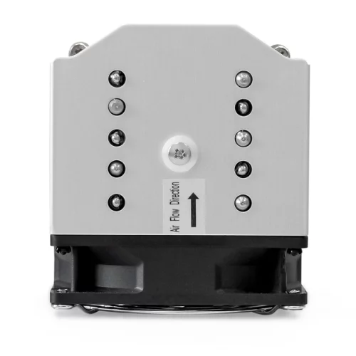 Exegate EX293433RUS Кулер ExeGate ESNK-P0050AP4.PWM.4U.2011.Cu (Al+Cu, 4U, 5 тепл. трубок, LGA2011/ 2066, TDP 165W, Fan 80mm, PWM, 1900-3800RPM, 2 ball bearing, 4pin, 44db, 650г, на винтах, с термопаст фото 5