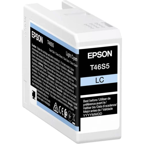 Картридж/ Singlepack LightCyan T46S5 UltraChromePro10 ink 25ml (C13T46S500)