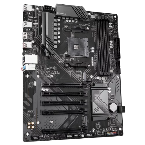 Материнская плата Gigabyte OEM B550 EAGLE (B550 EAGLE||OEM) Материнская плата Gigabyte OEM B550 EAGLE, Socket AM4, AMD B550, 4xDDR4-3200, HDMI, 5xPCI-Ex16, 4xSATA3(RAID 0/ 1/ 10), 2xM.2, 8 Ch Audio, GLan, (4+4)xUSB2.0, (3+2)xUSB3.2, (1+1)xUSB3.2 Type-C™, ATX, RTL bp (B550 EAGLE||OEM) фото 2