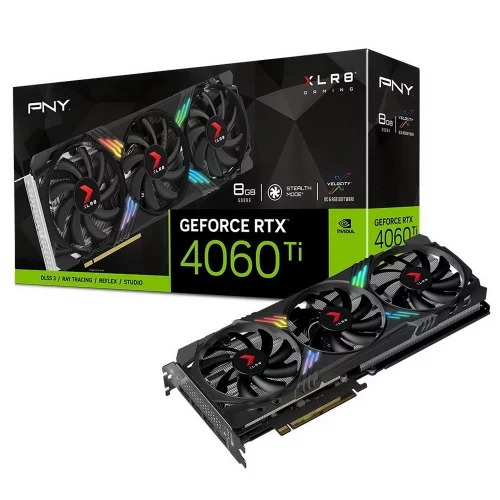 RTX4060Ti 8GB XLR8 Gaming VERTO EPIC-X RGB 3FAN DLSS 3 GDDR6 128-bit DPx3 HDMI RTL (VCG4060T8TFXXPB1)
