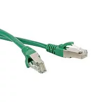 Кабельная сборка Hyperline PC-LPM-STP-RJ45-RJ45-C5e-1.5M-LSZH-GN Патч-корд F/ UTP, экранированный, Cat.5е (100% Fluke Component Tested), LSZH, 1.5 м, зеленый