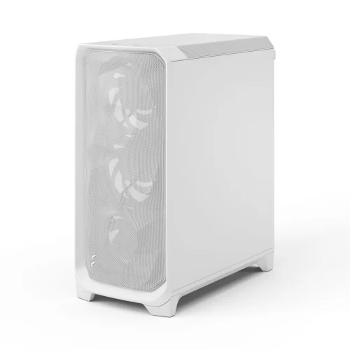 Корпус ПК без блока питания/ Case Fractal Design Meshify 3 TG Clear Tint, Midi-Tower, 3x140mm, 2xUSB-A 3.2 + 1xUSB 3.2 Type-C E-ATX, ATX, mATX, mITX, White (FD-C-MES3A-04) фото 4