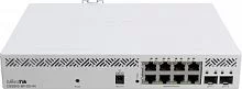 Mikrotik CSS610-8P-2S+IN PoE-коммутатор, 8х 1G RJ45, 2х SFP+, раздача PoE 140 Вт, SwitchOS Lite