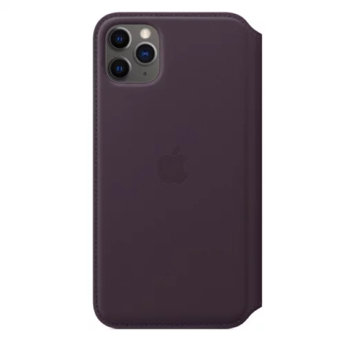 Чехол Apple для iPhone 11 Pro Max Leather Folio кожанный спелый баклажан (MX092ZM/A)
