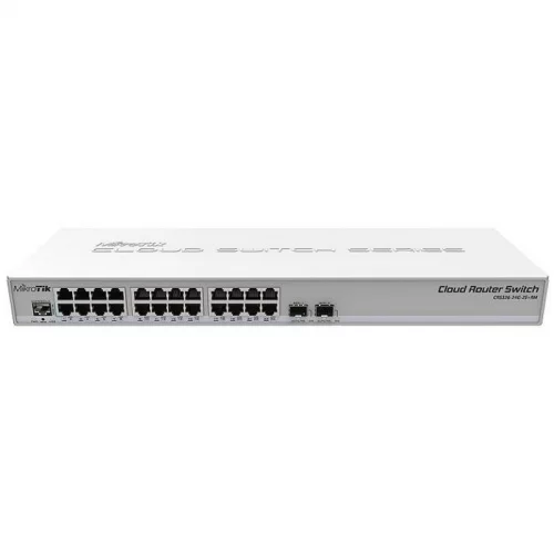 Коммутатор MikroTik Cloud Router CRS326-24G-2S+RM 24x GbE (CRS326-24G-2S+RM)