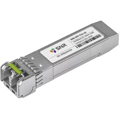 Модуль/ Модуль SFP CWDM оптический, дальность до 60км (17dB), 1550нм (SNR-SFP-C55-60)
