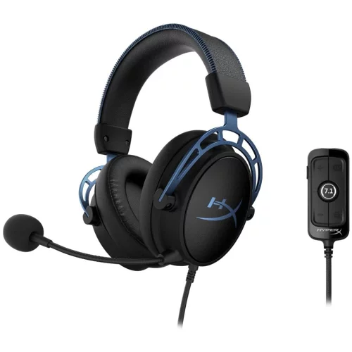 Гарнитура игровая/ HyperX Cloud Alpha S Blue (HX-HSCAS-BL/WW) фото 2
