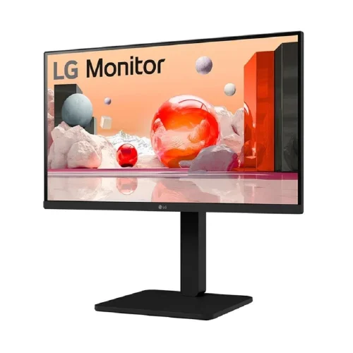 Монитор 23.8 LG 24BA450-B Black с поворотом экрана (IPS, 1920x1080, 5 ms, 178°/178°, 250 cd/m, 1300:1, +HDMI, +DP,MM) фото 2