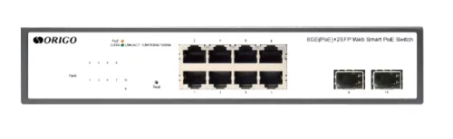 Коммутатор/ Unmanaged Switch 8x1000Base-T PoE, 2x1000Base-X SFP, PoE Budget 120W, 19 w/brackets (OS2210FP/120W/A1A)