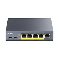 Коммутатор CUDY 5-Port Gigabit PoE+ Switch 36W (GS105P)