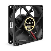 Exegate EX299875RUS Вентилятор 12В DC ExeGate ExtraSilent ES08025S2P (80x80x25 мм, Sleeve bearing (подшипник скольжения), 2pin, 1900RPM, 20dBA)