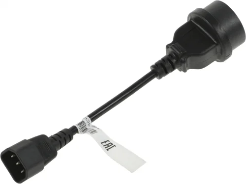 Кабель Powercom SCUT IEC-320 C14 to Socket Type-F 250V 10A (SCUT#MLN)