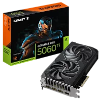 Видеокарта Gigabyte RTX5060Ti WINDFORCE 8GB GDDR7 128bit 3xDP HDMI 2FAN RTL (GV-N506TWF2-8GD)