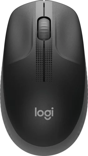 Мышь Logitech M190 черный/темно-серый оптическая (1000dpi) беспроводная USB (2but) (910-005913)