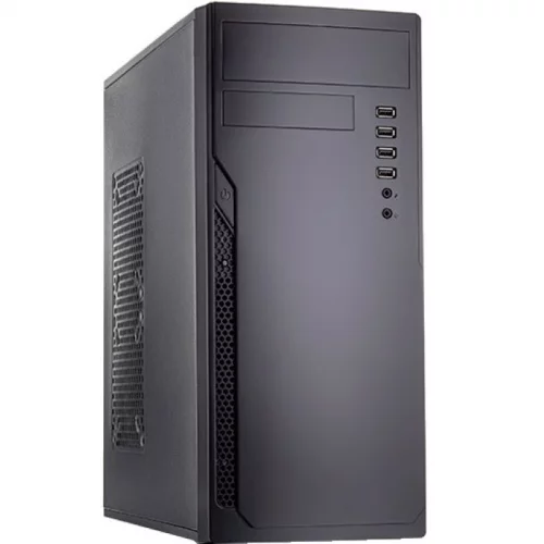 Корпус c блоком питания 500 Ватт/ Case Foxline FL-301, ATX, 1x5.25EXT, 1x3.5EXT, 4x3.5INT, 4xUSB2.0, HDA, w/o FAN, w/500W ATX PSU, w/1.2m EU pwr cord (FL-301-FZ500R)