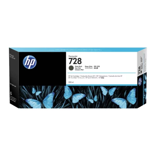 Картридж/ HP 728 300-ml Matte Black DesignJet Ink Cartridge (F9J68A)