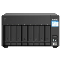 Сетевое хранилище без дисков/ SMB QNAP TS-832PX-4G 8-Bay NAS, AL324 64-bit quad-core 1.7GHz, 4GB DDR4 SODIMM RAM (up to 1x16 GB), 8 x 3.5"/ 2.5" drive slots, 2 x 10GbE SFP+ LAN, 2 x 2.5 GbE LAN, 3 x USB 3.2, PCIe slot Gen.2 x 2, 3xUSB 3.2