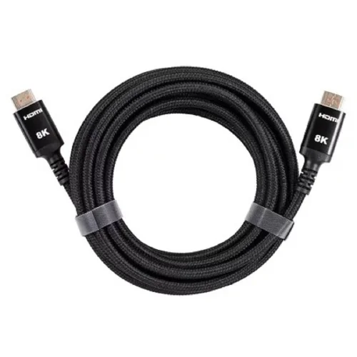 Кабель/ Кабель HDMI 19M/M,ver. 2.1 8KX60Hz (Econom) оплетка 5m iOpen <ACG859B-5.0>
