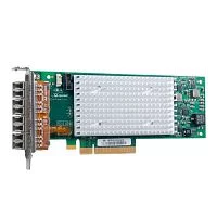 Сетевой адаптер Qlogic QLE2694L OEM, 16Gb/ s FC HBA, 4-port, PCIe v3.0 x8, LC SR MMF, Low Profile (003017) (QLE2694L-CEM-BK / BK3210405-02 D)
