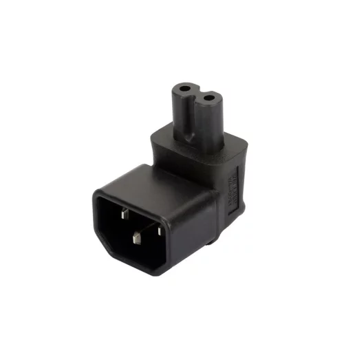 4PH Переходник C14 - C7 угловой, черный, 4PH-R90292