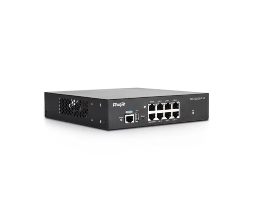 Ruijie All-in-one Smart Access Gateway, 8 GE ports (upto 2 WAN & 7 LAN port) upto 7x POE/POE+ (Lifetime free L7 DPI signature update, free IPsec VPN) (RG-EG2100-P V2)