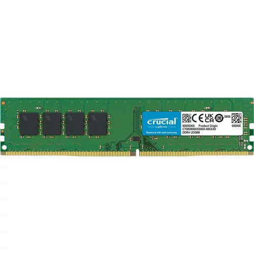 Модуль памяти16GB Crucial DDR4 3200 DIMM Classic Desktop Memory Non-ECC, CL22, 1.2V, DRx8 oem (CT16G4DFRA32A||OEM)