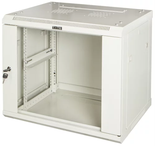 Шкаф настенный серии Pro, 4U 600x450, стеклянная дверь (TWT-CBWPG-4U-6X4-GY)