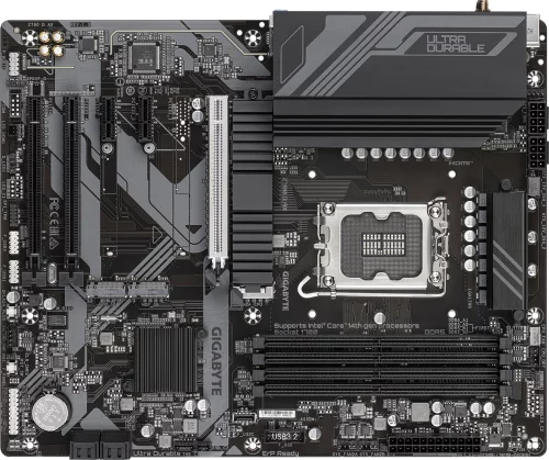 Материнская плата/ MB GIGABYTE INTEL Z790 s1700, 4xDDR5(192GB), HDMI 2.1/DP, 1xPCIe 5.0x16, 1xPCIe 4.0x16, 1xPCIe 3.0x16, 2xPCIe 3.0, 1xLAN (2.5GbE), Wi-Fi, BT, 4xSATA 6Gb/s, 3xM.2, 1xUSB-C, 5xUSB 3.2, 2xUSB 2.0, 1xPS/2, ATX (Z790 D AX)