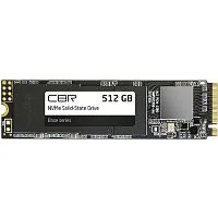 CBR SSD-512GB-M.2-BS24b-AIO-V2, Внутренний SSD-накопитель, 512 GB, M.2 2280, PCIe 3.0 x4, NVMe 1.3, 3D TLC NAND [Сборка AiO] V2 (CBR-SSD-512GB-M.2-BS24B-AIOV2)