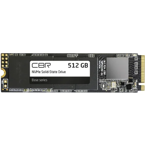 CBR SSD-512GB-M.2-BS24b-AIO-V2, Внутренний SSD-накопитель, 512 GB, M.2 2280, PCIe 3.0 x4, NVMe 1.3, 3D TLC NAND [Сборка AiO] V2 (CBR-SSD-512GB-M.2-BS24B-AIOV2)