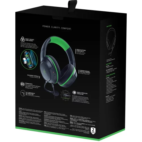Гарнитура Kaira X for Xbox - Black/ Razer Kaira X for Xbox Black - Wired Gaming Headset for Xbox Series X S фото 5