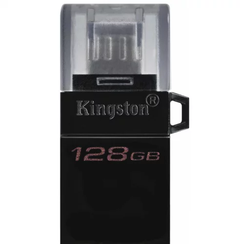 Флеш накопитель Kingston 128GB DataTraveler microDuo 3 G2 Micro-USB 3.2 Gen 1 Black (DTDUO3G2/128GB)