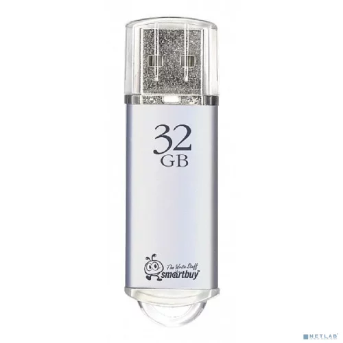 Smartbuy USB Drive 32Gb V-Cut series Silver SB32GBVC-S