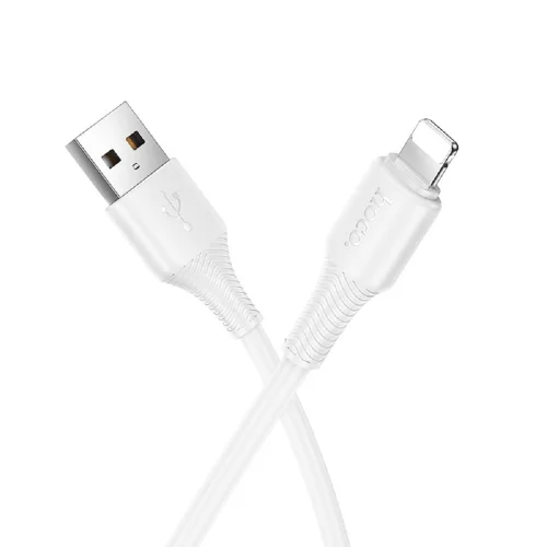 HOCO Кабель USB2.0 Hoco AM/ Lightning, 2.4А, X120, 1м, белый, коробка (HC-58874)