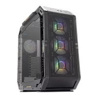 Корпус без блока питания/ Case InWin Airforce, Full-Tower, TG, 4x120mm ARGB, 2xUSB-A 3.0 + 1xUSB-C 3.2, E-ATX, ATX, mATX, mITX Phantom Black (IW-CS-AIRFORCE-PHT)